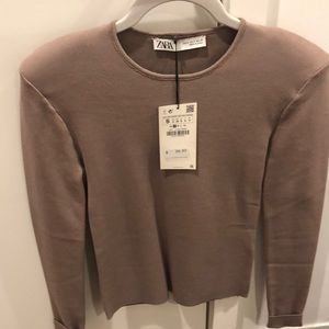 Zara Sweater with shoulder pads